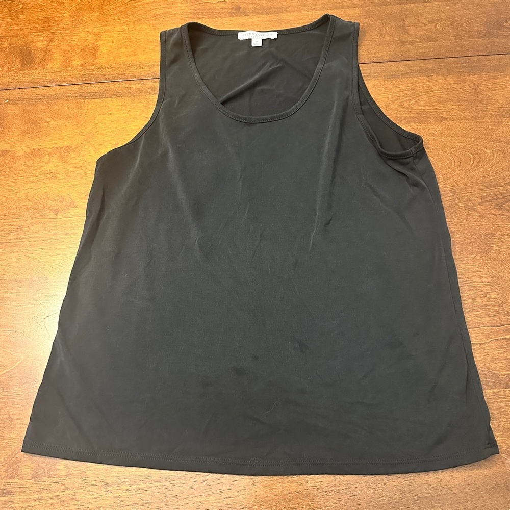 Green Envelope Classic Black Tank Top